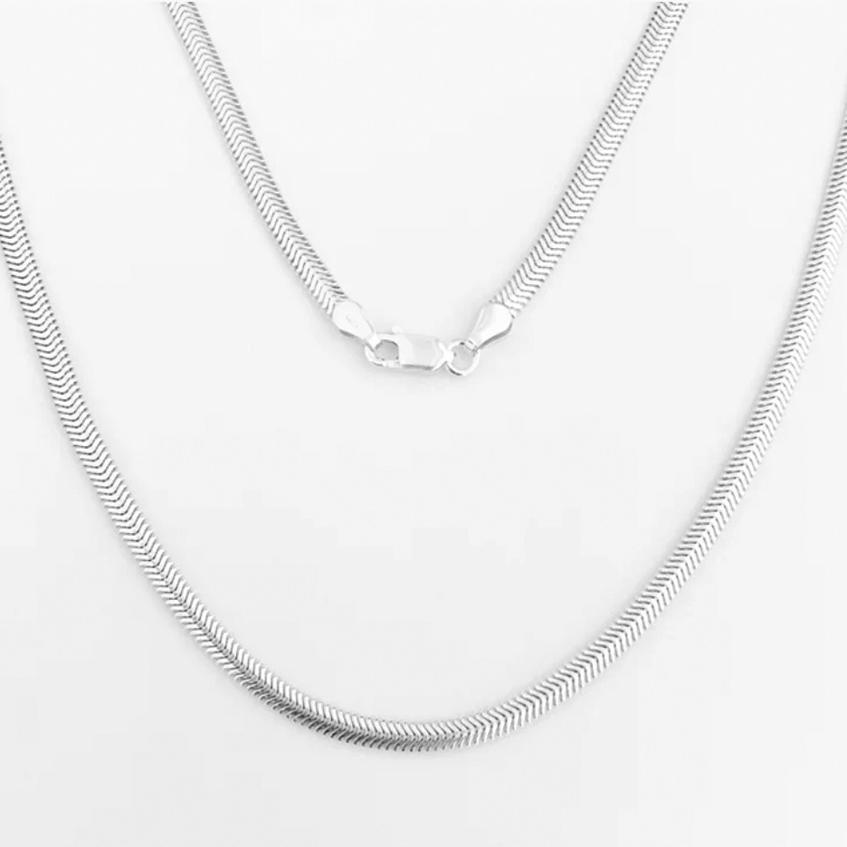 Collier Chaîne Éclatante en Argent 925 - 40cm