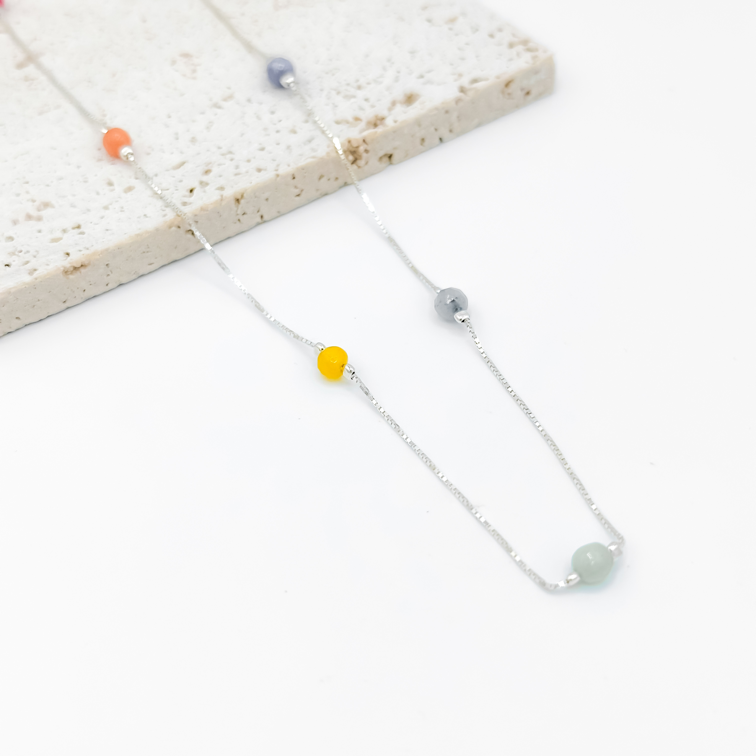 Collier Charme Naturel en argent 925 - 40cm