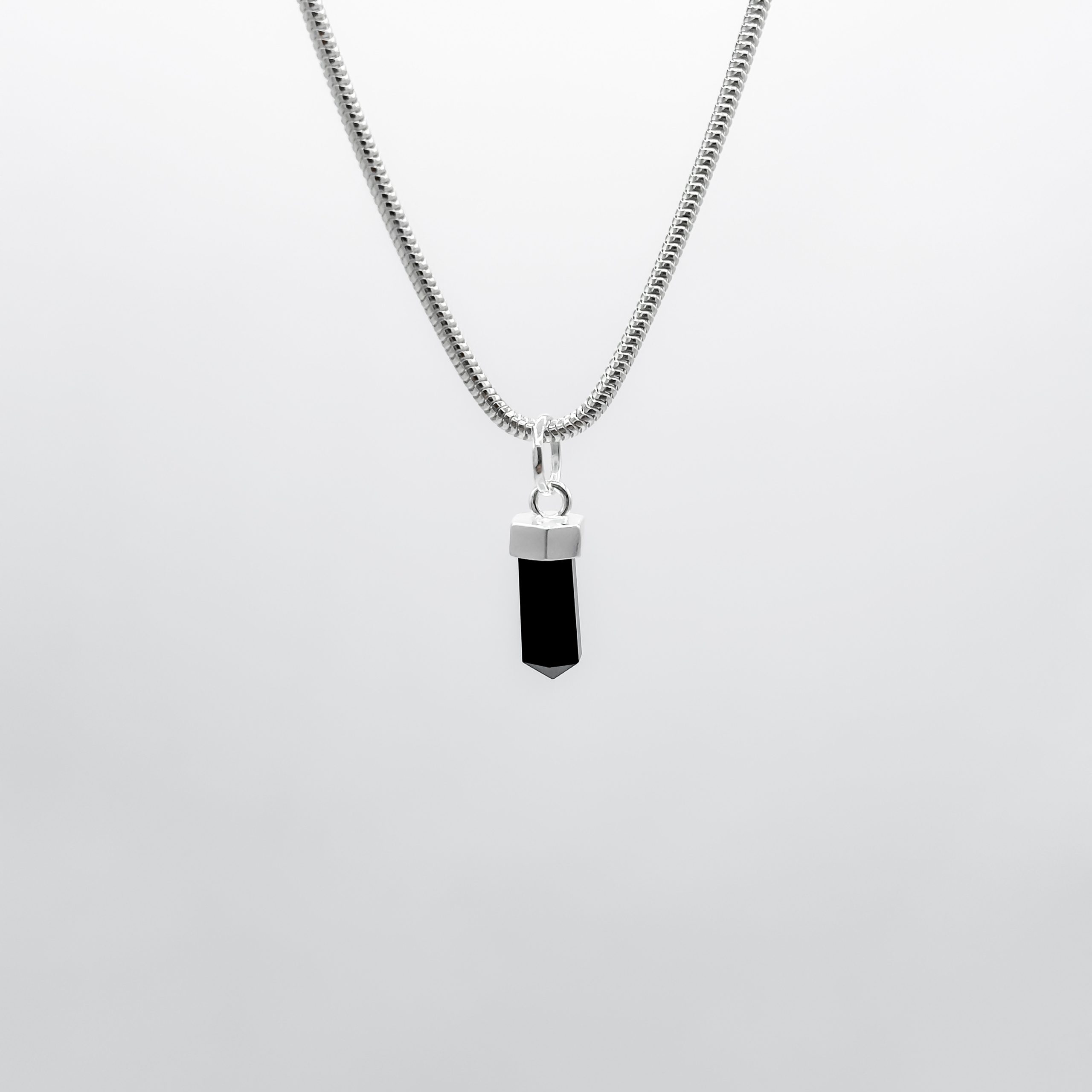 Collier Noirceur d'Onyx en argent 925